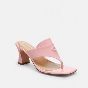Coach Bree Leather Sandals in SoftPink Size 9.5. NWT